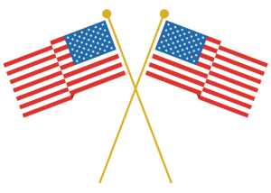 community college usa flag